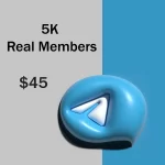 5k telegram real members