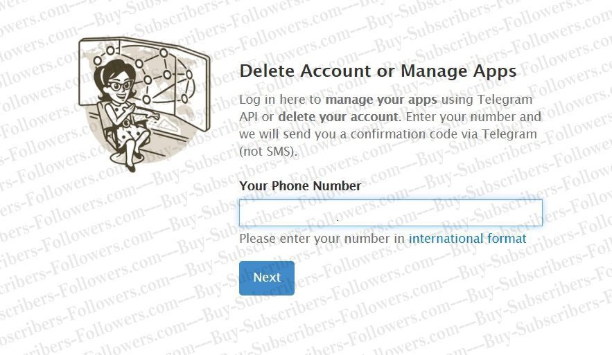 how delete telegram account