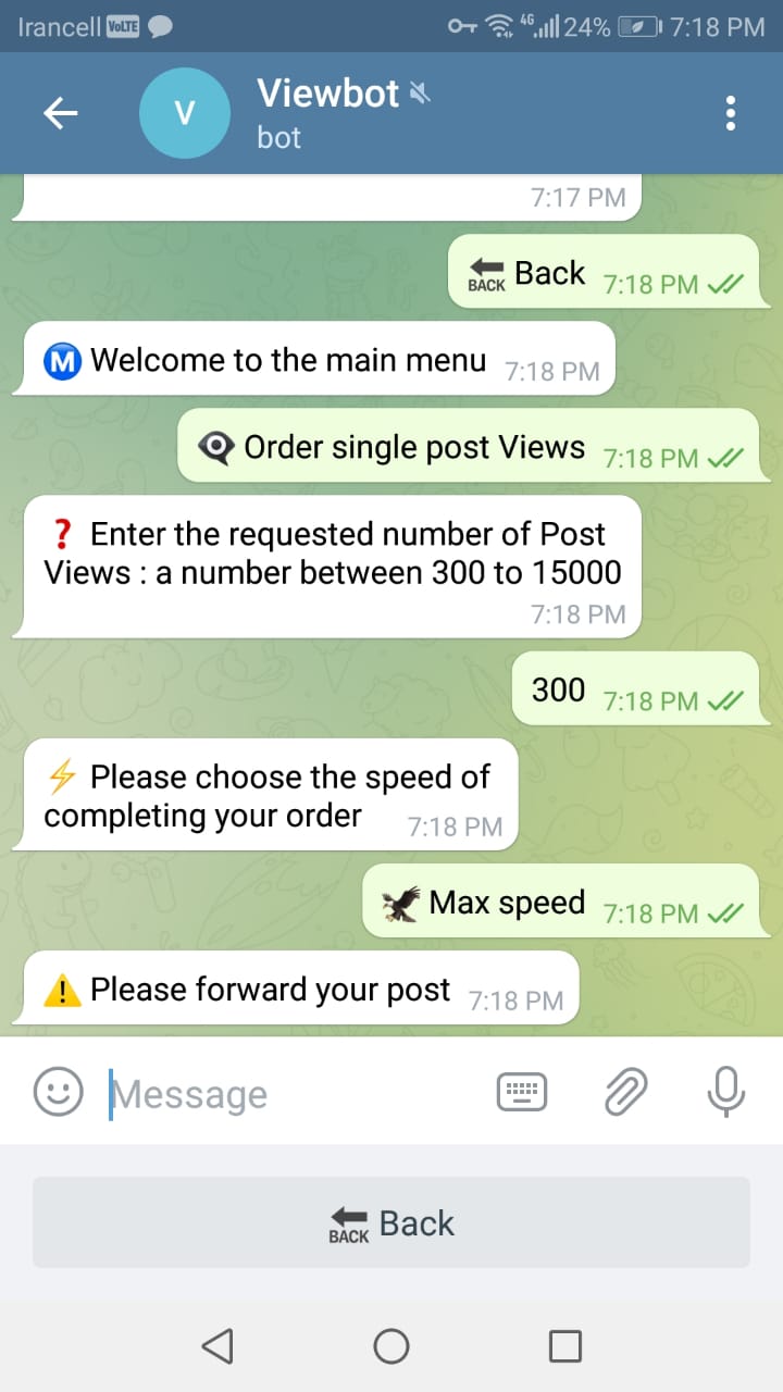 telegram view post