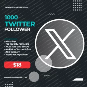 Buy 1,000 Twitter Followers, Fast and Safe Delivery