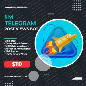 Buy Telegram post views (1M views), only 0.11 per 1k views