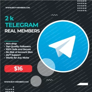 Buy 2000 Real Telegram Members