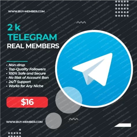 Buy 2000 Real Telegram Members