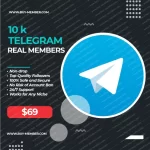 10K, Buy Real Telegram Members, Our Best Offer