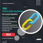 100 EDU & GOV Backlinks