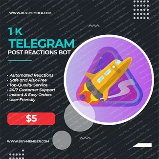 Telegram post reactions 1k