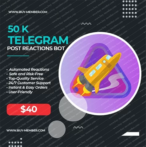 Buy Telegram reactions 50k